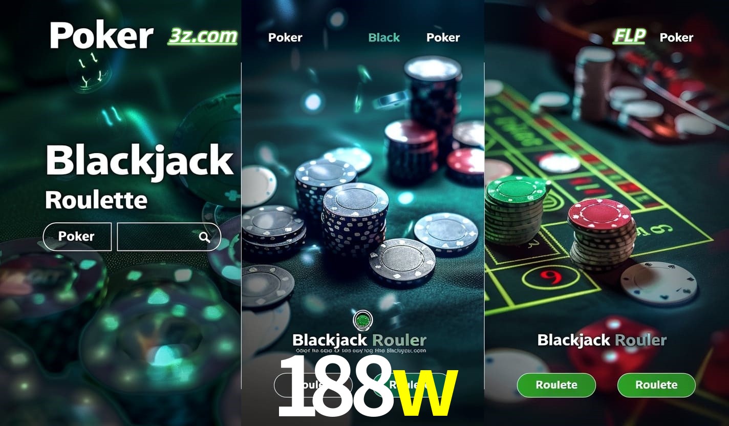 Cassino online 188w com Poker, Blackjack e Roleta ao vivo para jogadores do Brasil
