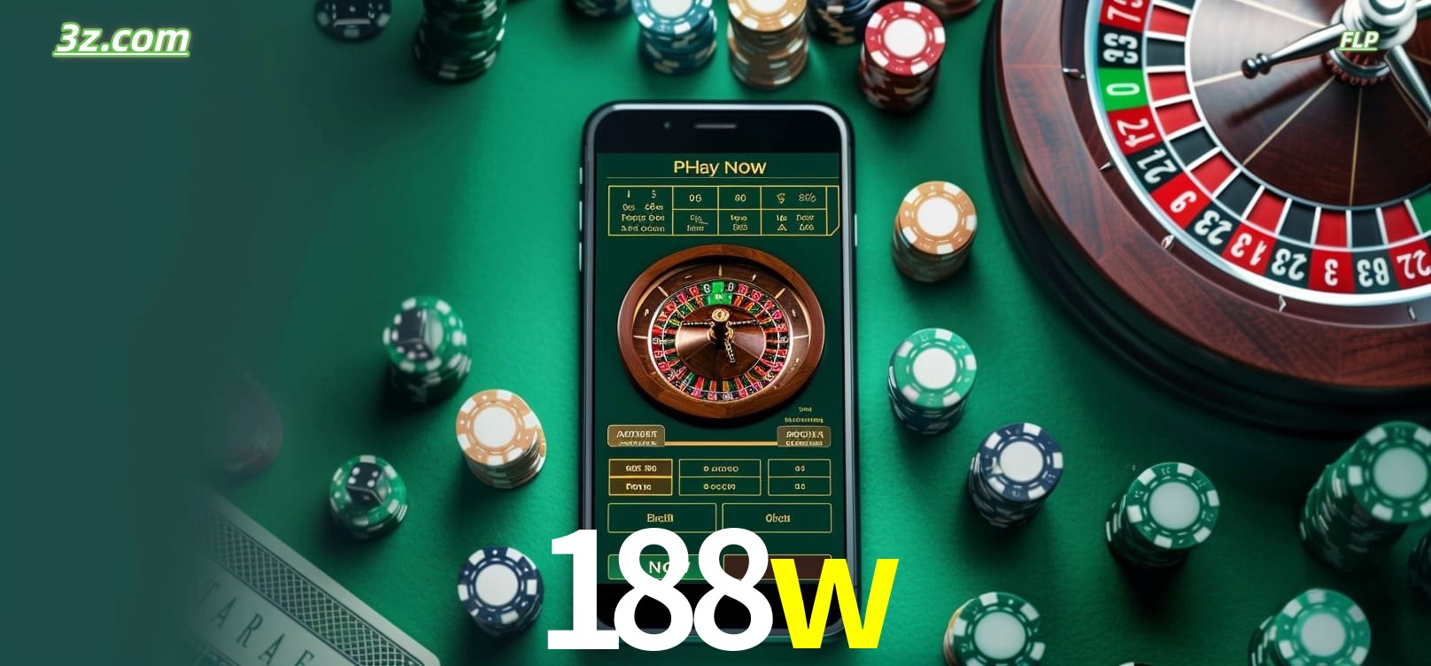 Roleta online no cassino 188w disponível em celular e computador